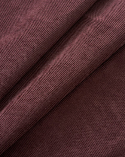 11 Wale Soft Washed Corduroy - Deep Plum