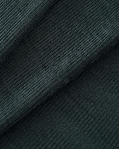 Relaxed 6 Wale Soft Washed Corduroy - Deep Sea