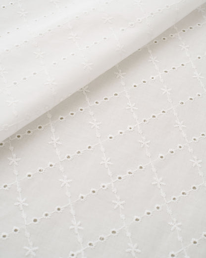 Diamond Trellis Cotton Eyelet