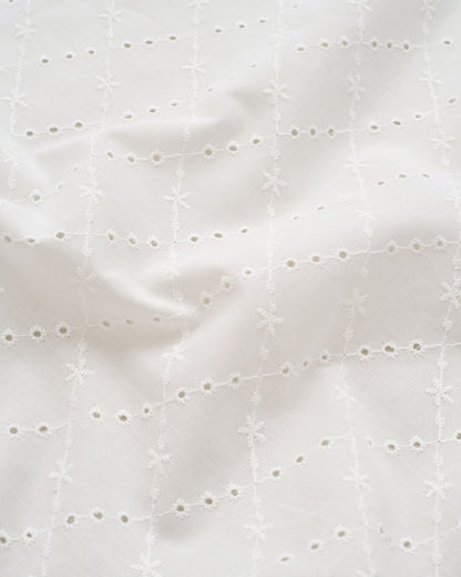 Diamond Trellis Cotton Eyelet