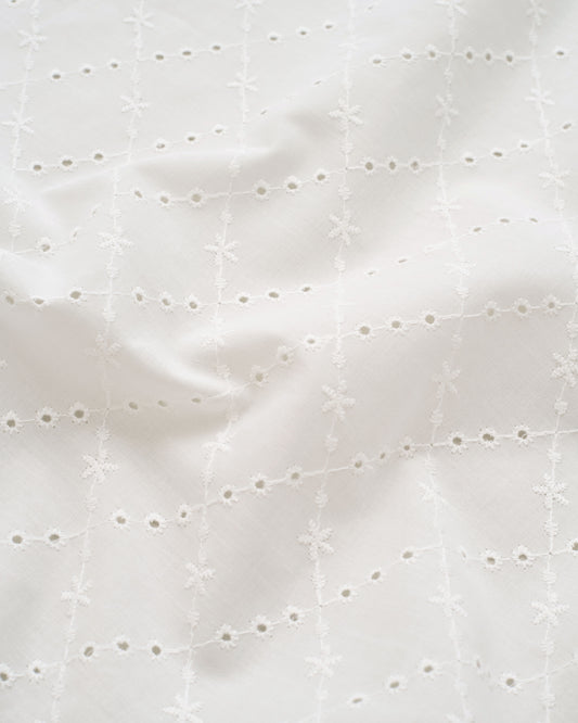 Diamond Trellis Cotton Eyelet