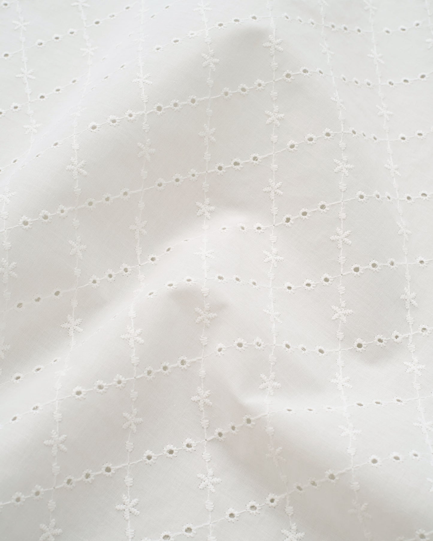 Diamond Trellis Cotton Eyelet