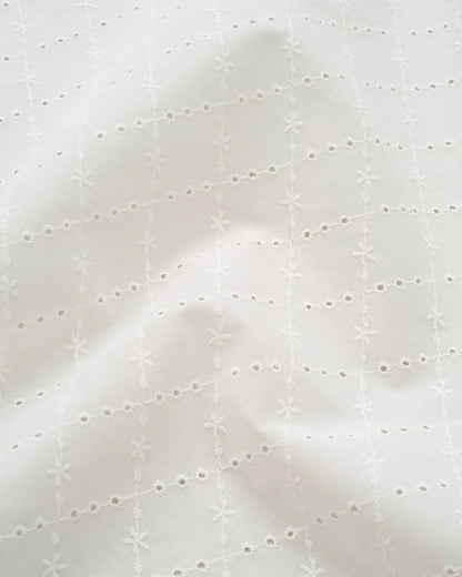 Diamond Trellis Cotton Eyelet