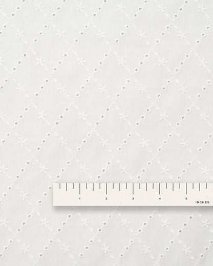 Diamond Trellis Cotton Eyelet