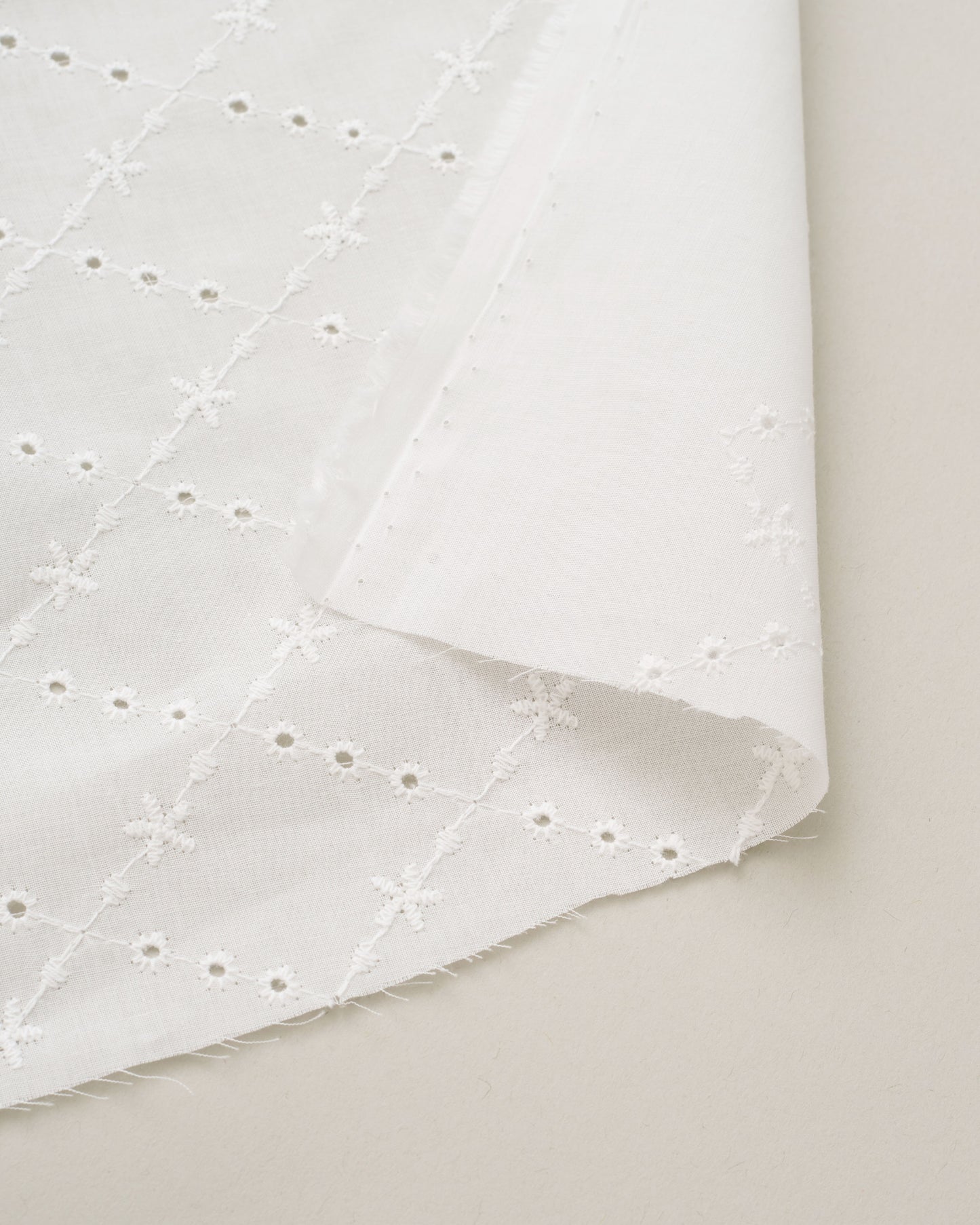 Diamond Trellis Cotton Eyelet