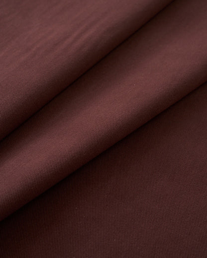 Dried Berry Extra Soft Brushed Heavyweight Cotton Twill