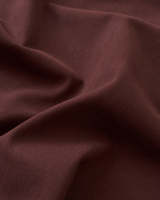 Dried Berry Extra Soft Brushed Heavyweight Cotton Twill