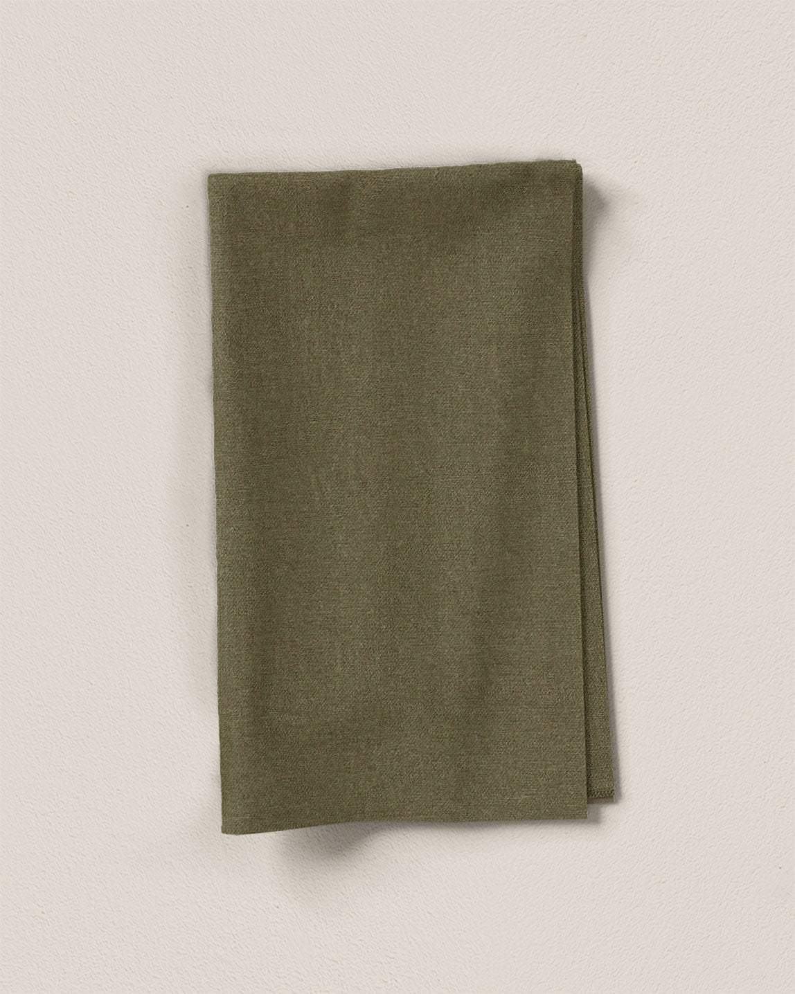 Dried Olive Cotton Linen Twill