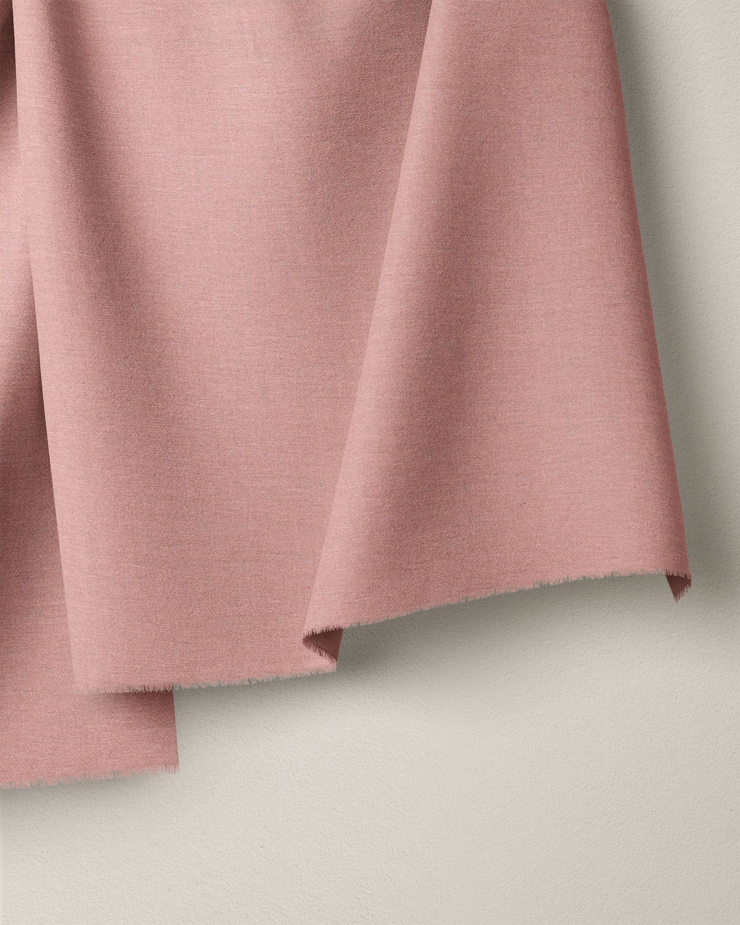 Dusty Peony Cotton Linen Twill