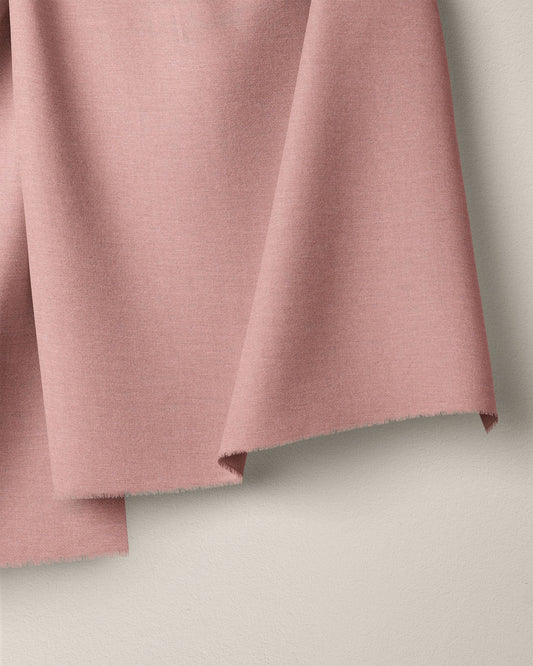 Dusty Peony Cotton Linen Twill