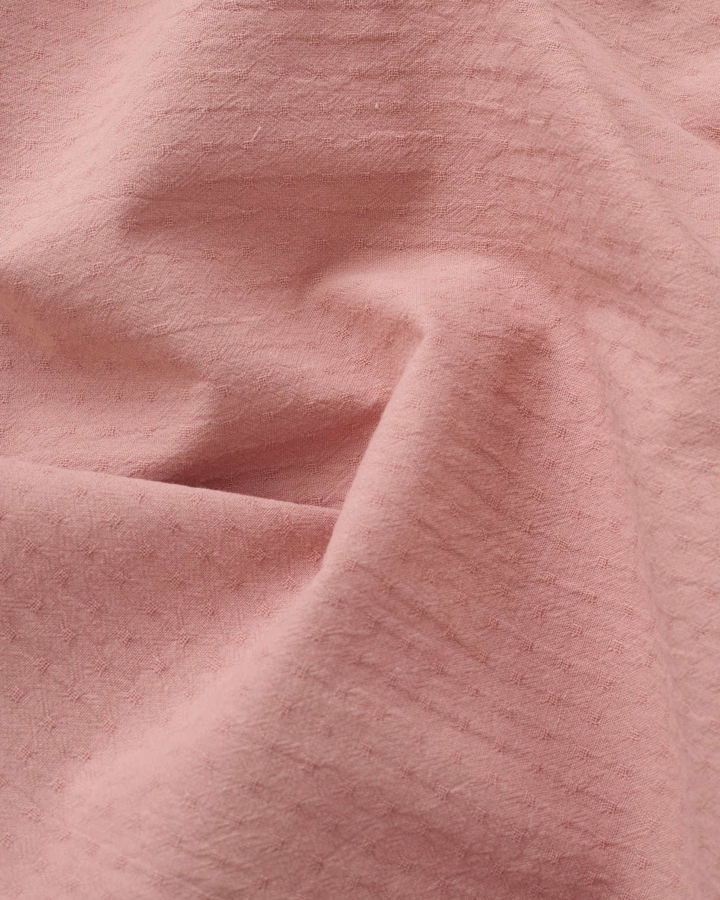 Dusty Rose Tiny Dobby Check Cotton