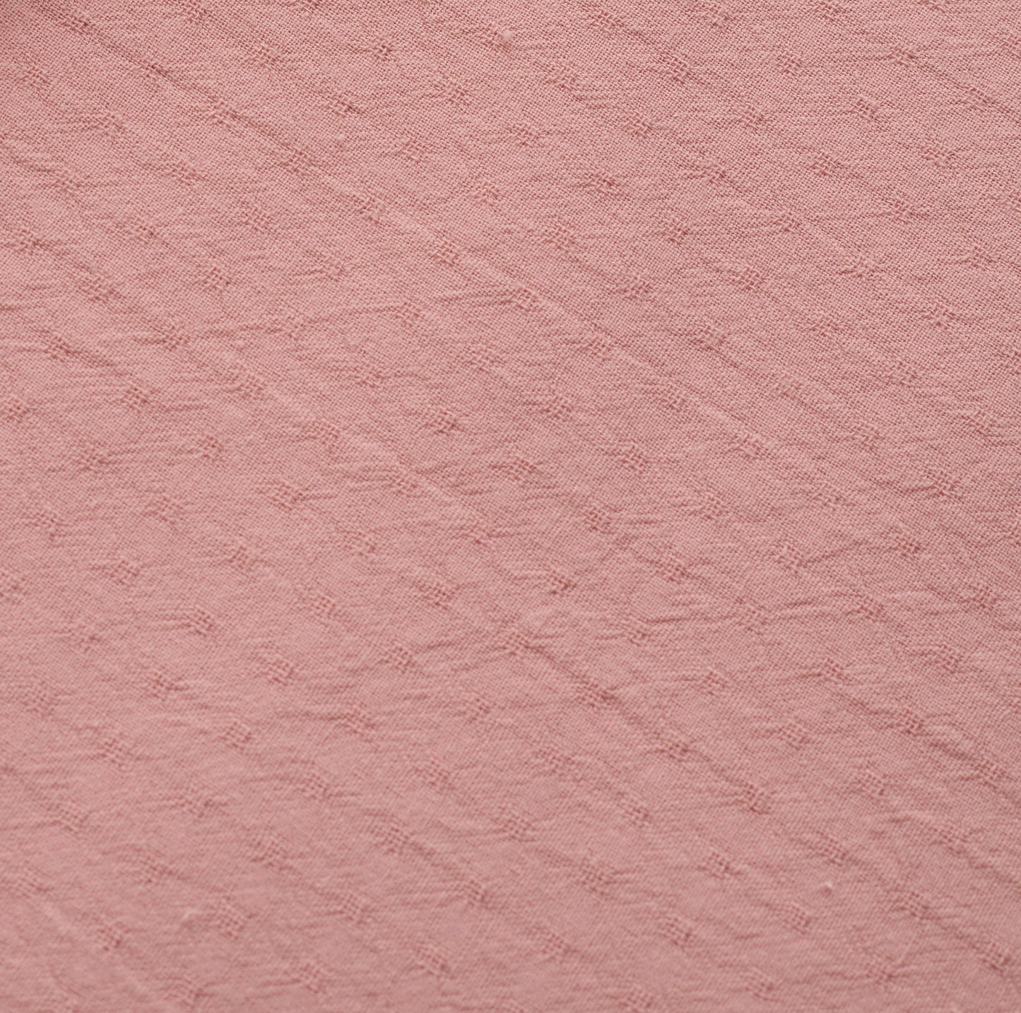 Dusty Rose Tiny Dobby Check Cotton