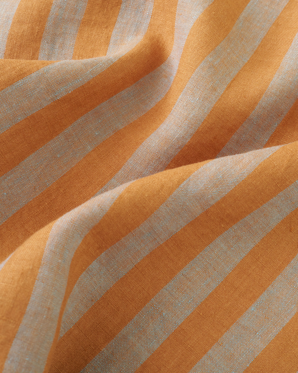 Earl Gray Parlor Stripe Washed Linen