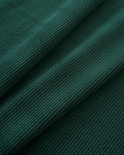 Relaxed 6 Wale Soft Washed Corduroy - Evergreen
