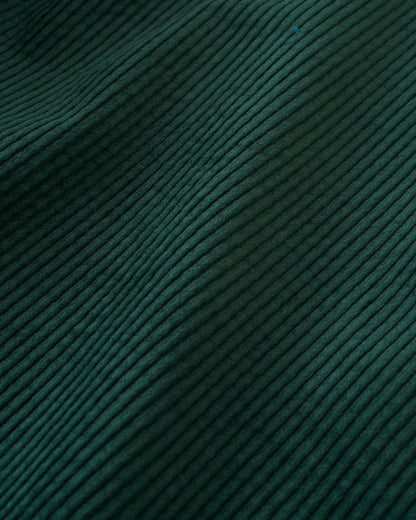 Relaxed 6 Wale Soft Washed Corduroy - Evergreen