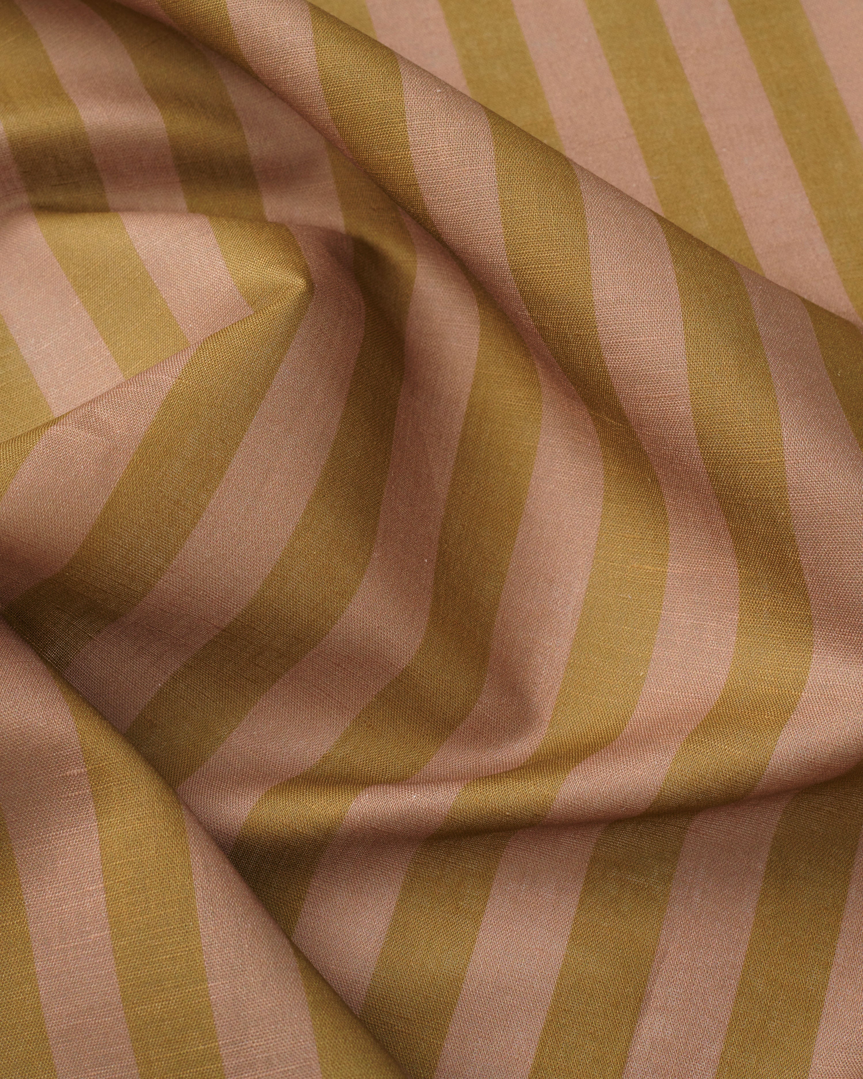 Striped Linen Cotton Fabric | Custom Printed Linen Cotton Blend