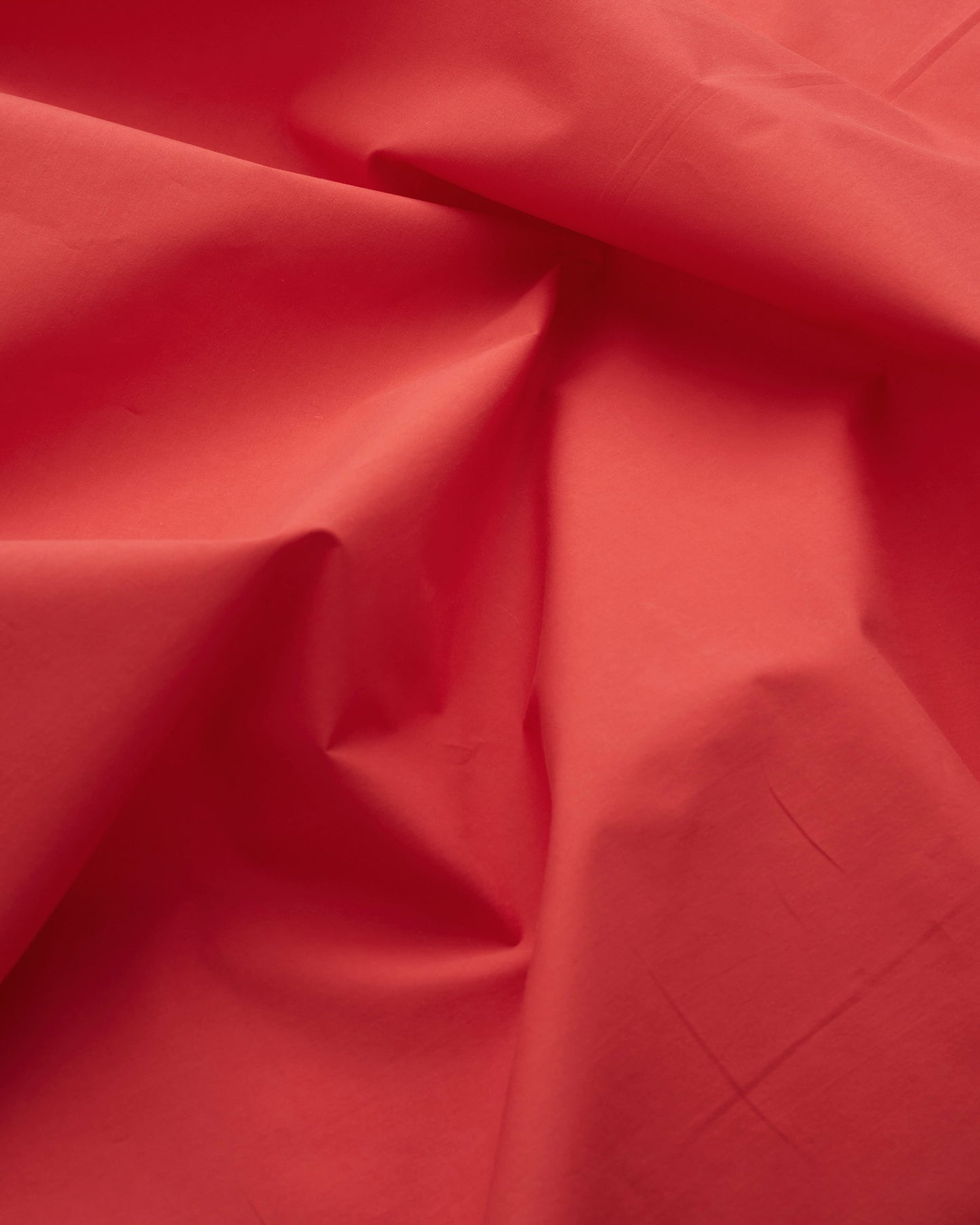 Firecracker Red Washed Cotton Poplin
