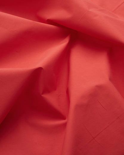 Firecracker Red Washed Cotton Poplin