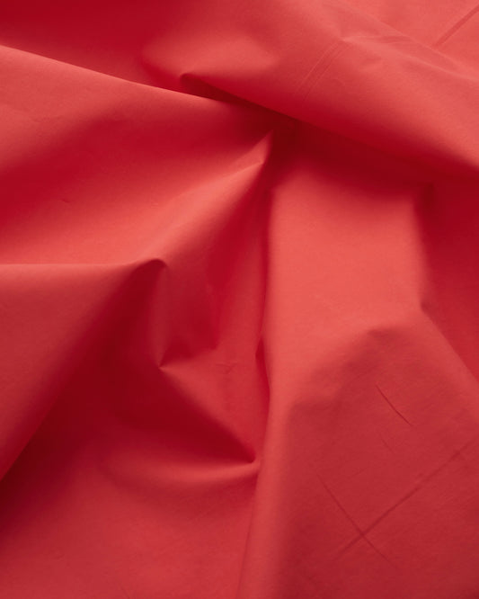 Firecracker Red Washed Cotton Poplin