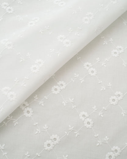 Floral Trellis Cotton Eyelet