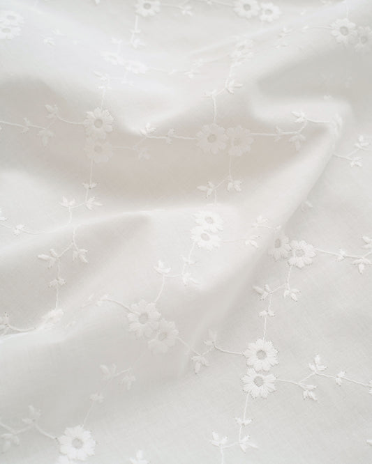 Floral Trellis Cotton Eyelet