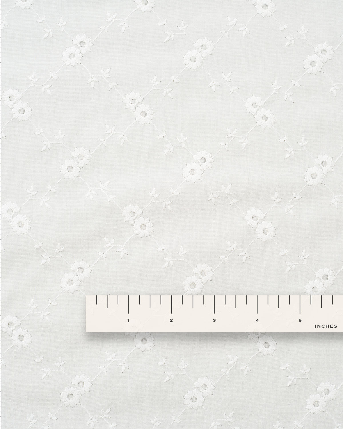 Floral Trellis Cotton Eyelet