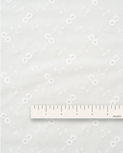 Floral Trellis Cotton Eyelet
