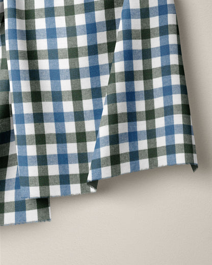 Forest Standard Gingham Cotton