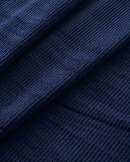 Relaxed 6 Wale Soft Washed Corduroy - French Navy