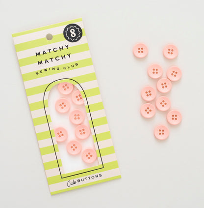 Frosted Mini Retro Buttons