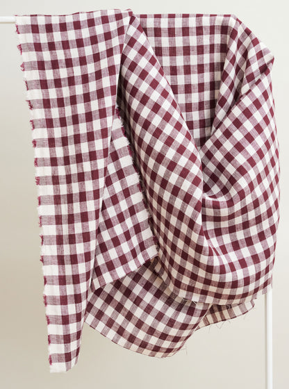 Fruit Cake Medium Gingham Washed Linen