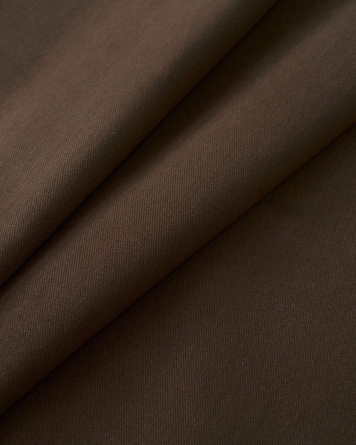 Fudge Brown Extra Soft Brushed Heavyweight Cotton Twill