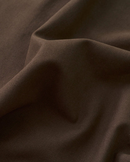 Fudge Brown Extra Soft Brushed Heavyweight Cotton Twill