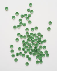 Grass Green Mini Retro Buttons