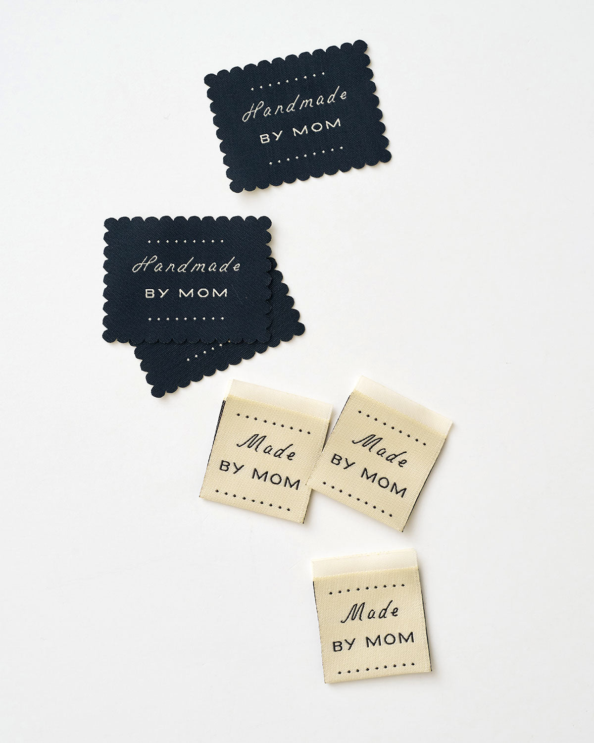 Handmade by Mom Woven Garment Labels