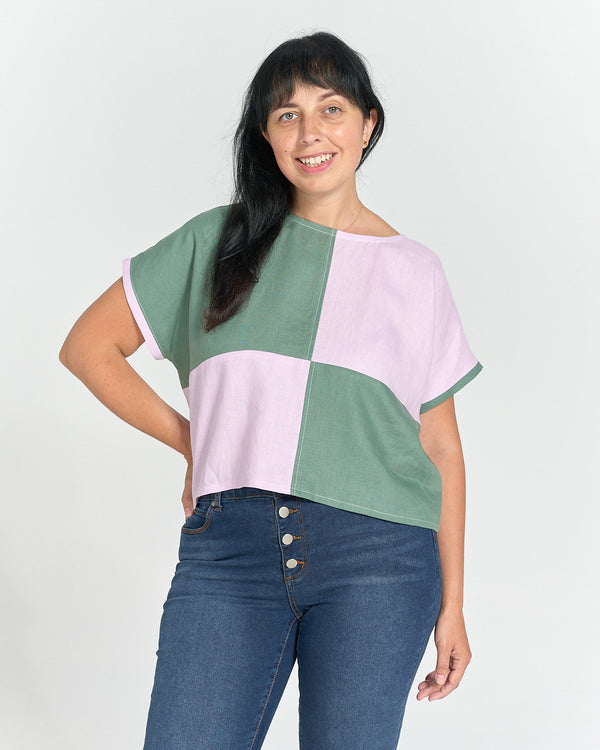 FREE Colorblock Top & Dress PDF Sewing Pattern | Matchy Matchy – Matchy ...