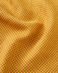 Honey Butter Micro Gingham Washed Linen