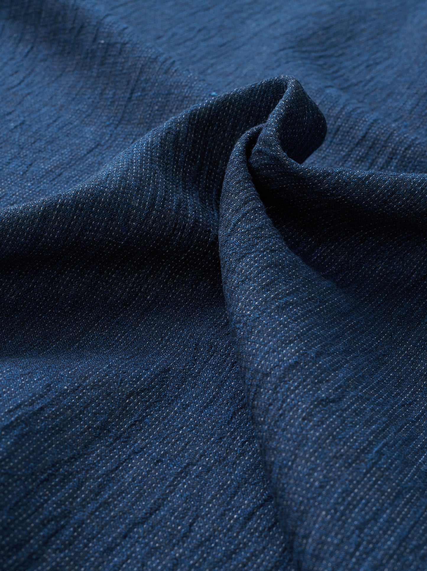 Indigo Double Linen Cotton