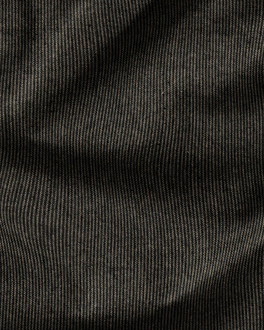 Indigo Railroad Stripe Denim