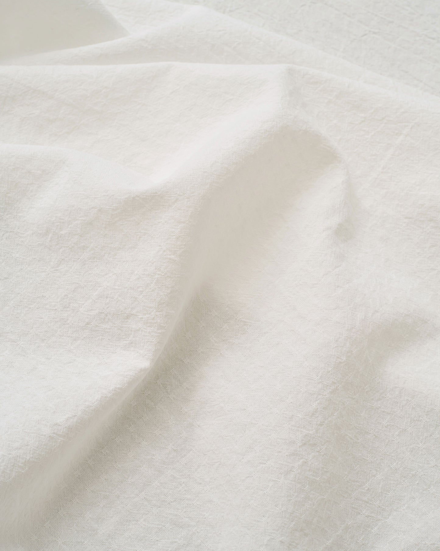 Ivory Tiny Dobby Check Cotton