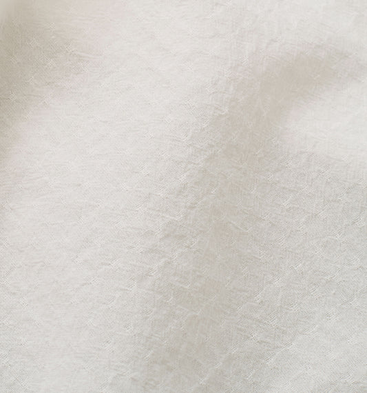 Ivory Tiny Dobby Check Cotton