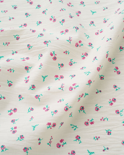 Pixie Grape Ditsy Floral Petite Blossom Cotton