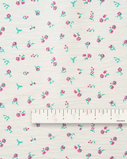 Pixie Grape Ditsy Floral Petite Blossom Cotton