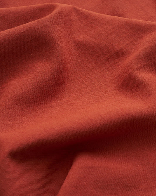 Kiss Red Cotton Linen Twill