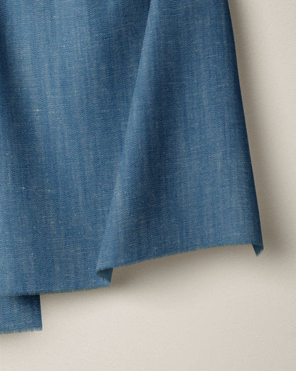 Light Blue Slub Textured Denim