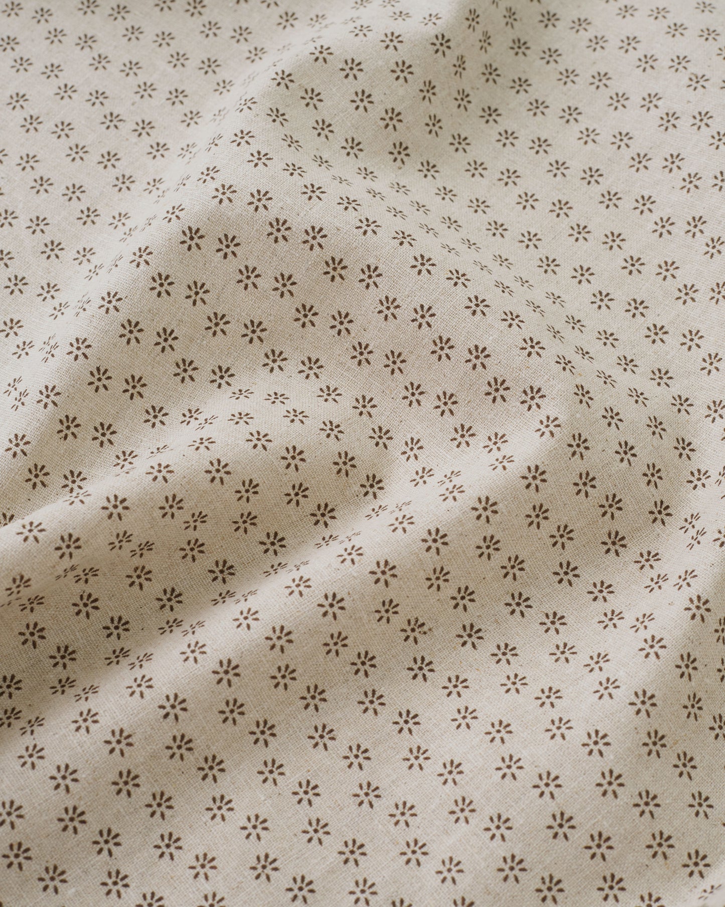 Little Daisy Custom Printed Linen Cotton Blend