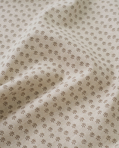 Little Daisy Custom Printed Linen Cotton Blend