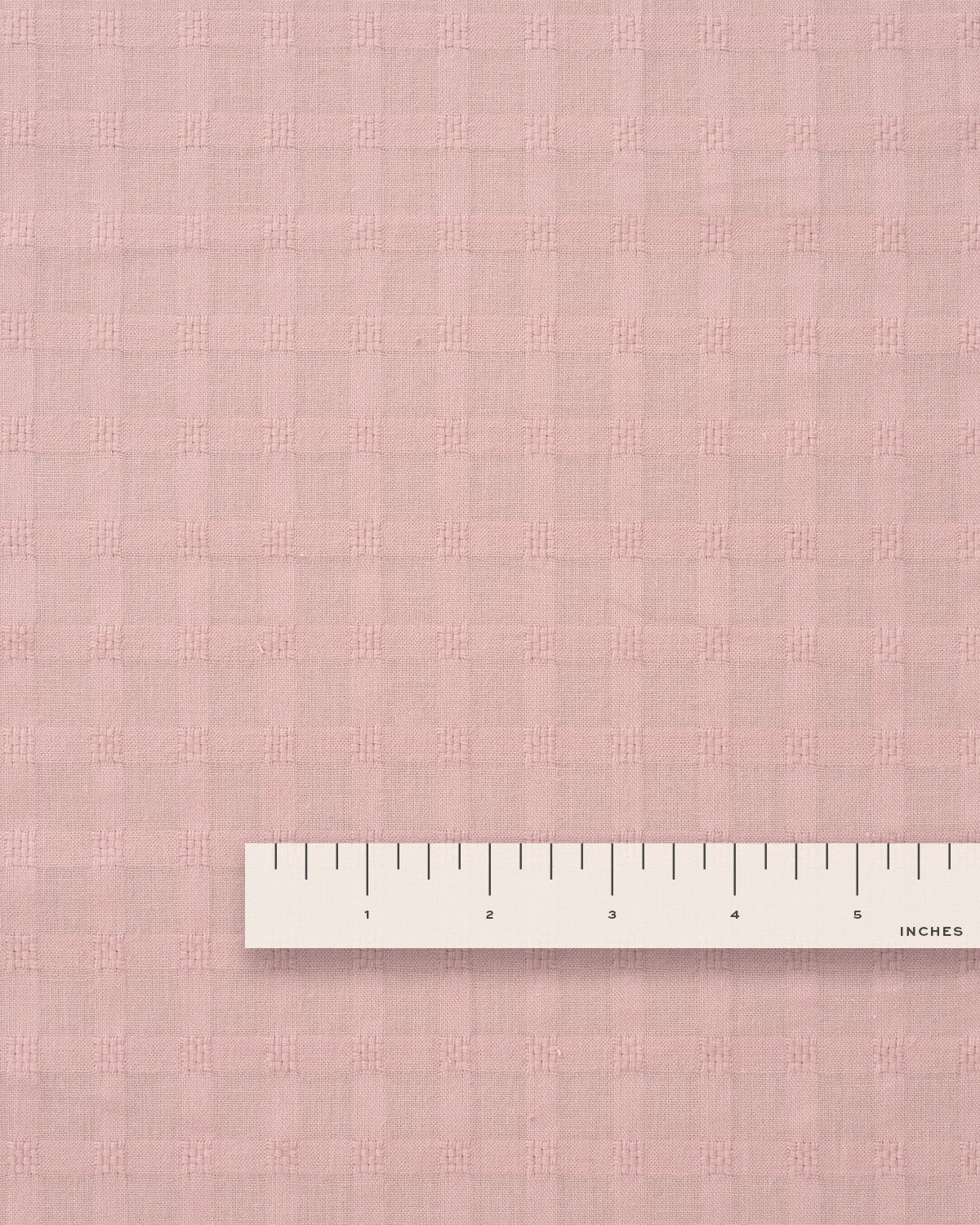 Lovely Pink Grid Check Dobby Cotton