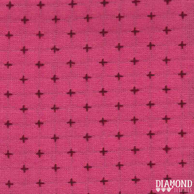 Manchester Cross Pink Plum Cotton