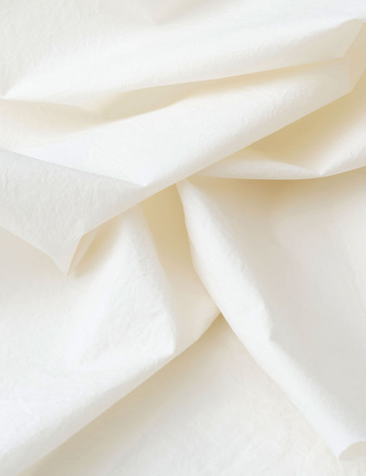 Marshmallow Luxury Tumbled Poplin